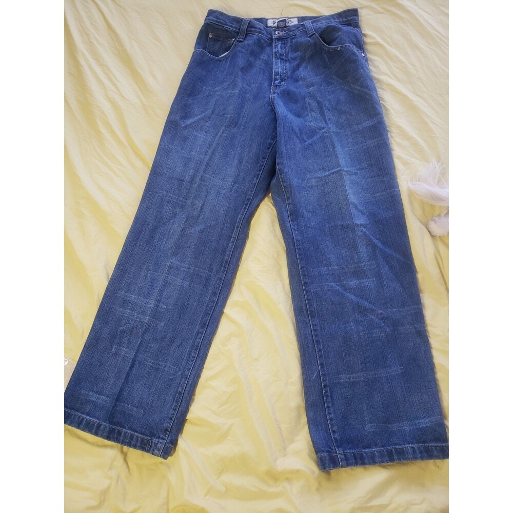 Godbody Denim Vintage Y2K Baggy Faded Designed Jean 32x30
